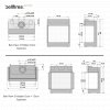 Bellfires View Bell 3 Topsham - Built-in 3 Sided Gas Fire - Natural Gas