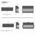 Bellfires View Bell 3 XL - Built-in 3 Sided Gas Fire - Natural Gas
