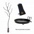 The Recycled Kadai Fire Pit - 80cm - FREE Accessory Bundle
