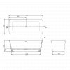 Imperial Mortlake Free Standing Bath