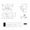 Imperial Marriot Cast Iron Free Standing Bath