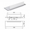 Keuco Edition 400 Corner Shower Shelf