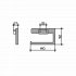 Keuco Collection Moll Toilet Roll Holder in Chrome Plated Finish