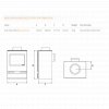 Gazco Vision Midi Gas Stove - Balanced Flue - Natural Gas