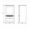 Gazco Vogue Midi Electric With Midline Log Store