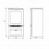Gazco Vogue Midi Electric With Midline Log Store