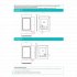 HIB Outline Portrait LED Illuminated Ambient Mirror With Heated Pads & Mirrored Sides