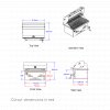Bull BBQs - Bison Built-in Charcoal BBQ Grill in Stainless Steel