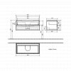 Villeroy & Boch Subway 2.0 Basin & 1000mm Vanity Unit Bundle