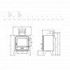 Stovax County 5 Multi Fuel / Wood Burning Stove