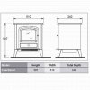 Dimplex Optiflame Courchevel Electric Stove