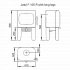 Jotul F105 R Wood Burning Stove with Long Legs - White Enamel