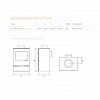 Gazco Vision Small Gas Stove - Balanced Flue - Natural Gas