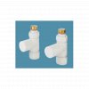 Bisque Radiator Valves - Straight Manual Valve Set C