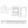 Yeoman CL5 Gas Stove, Conventional Flue - Natural Gas - Top Exit