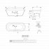 Imperial Roseland Cast Iron Free Standing Bath