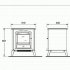 Dimplex Optiflame Club LED Electric Stove