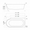 Waters Space Ebb Hybrid Shower Bath