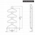 Bisque Archibald Electric Heated Towel Rail