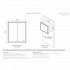 HIB Vanquish Recessed LED Demisting Aluminium Cabinet With Integrated Charging Sockets