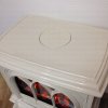 Huntingdon 30 Ivory Enamel Electric Stove - Mk1 - With Tracery Door