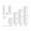 Bisque Hot Spring Heated Towel Rail / Radiator - In Chrome