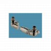 Bisque Towel Rail Valves - Double Angled Thermostatic Valve Set M