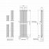Bisque Blok Heated Towel Rail / Radiator